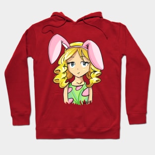 Happy Easter Bunny, Cute Face Girl Shirt Hoodie